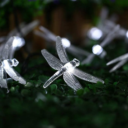Solar Powered DragonFly LED Light String