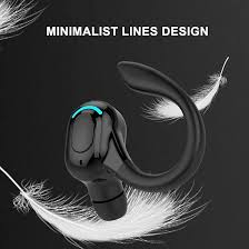 New Bluetooth 5.1 Headset Wireless Earbuds Earphones Stereo Headphones Ear Hook